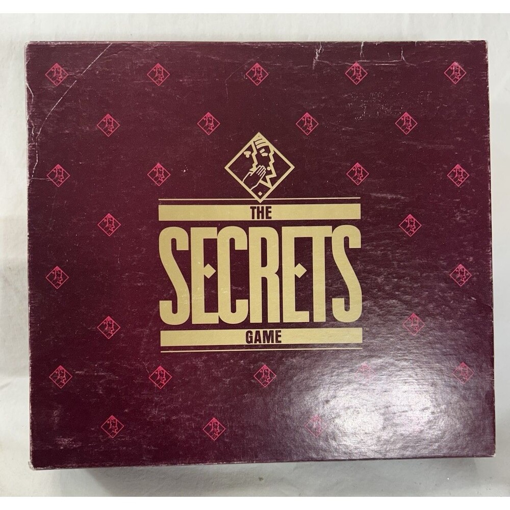 Secrets Board Game 4818 Adult Conversation Truth Lies Milton Bradley 1987 Vtg
